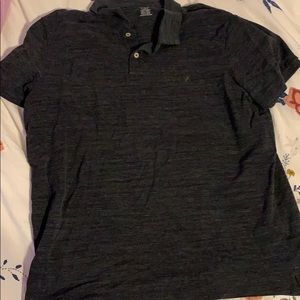 American Eagle Grey Core Flex Polo for Men